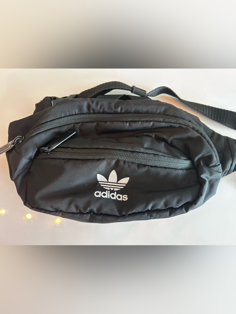 Adidas Originals Black Fanny Pack - Trefoil Waist Bag